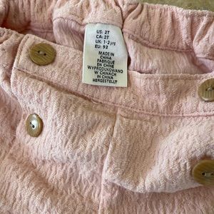 Light pink girls shorts
